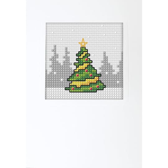 Orchidea Christmas Tree Counted Cross Stitch Kit